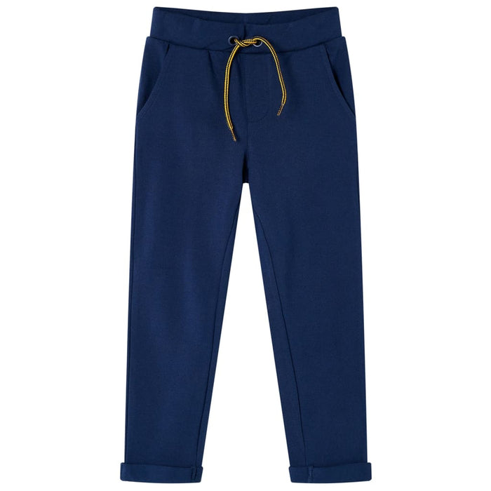 Pantaloni pentru copii cu șnur, bleumarin, 92 WALTI