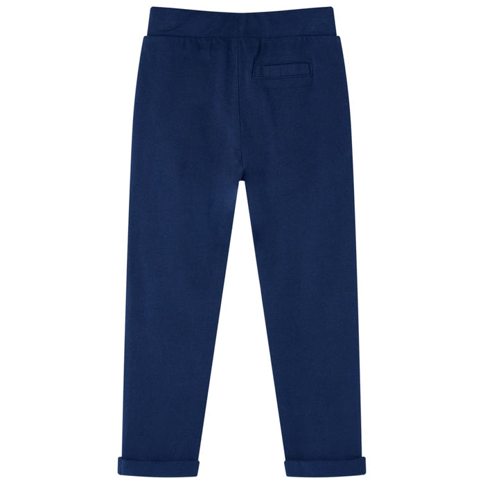 Pantaloni pentru copii cu șnur, bleumarin, 92 WALTI