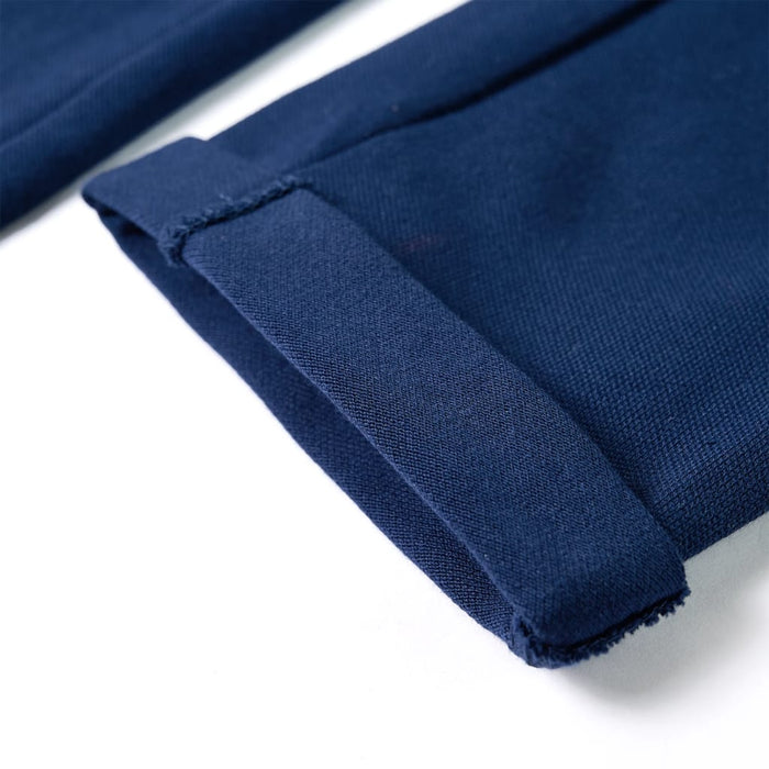 Pantaloni pentru copii cu șnur, bleumarin, 104 WALTI