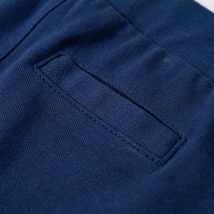 Pantaloni pentru copii cu șnur, bleumarin, 104 WALTI