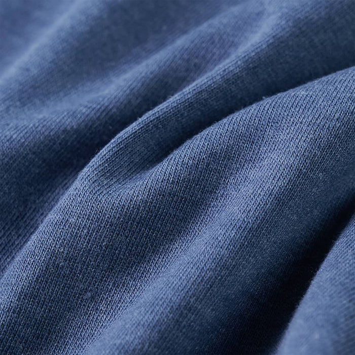 Tricou copii mâneci lungi, albastru melanj 92 WALTI