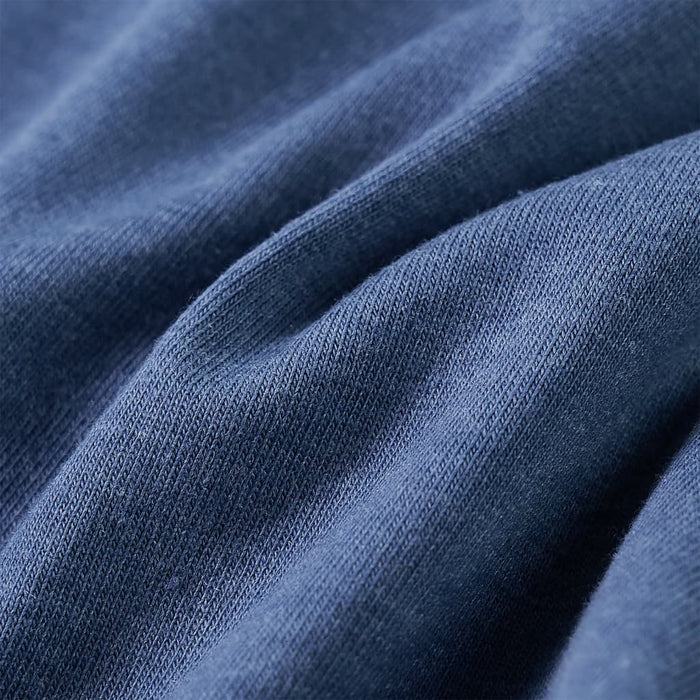 Tricou copii mâneci lungi albastru melanj 128 - WALTI WALTI