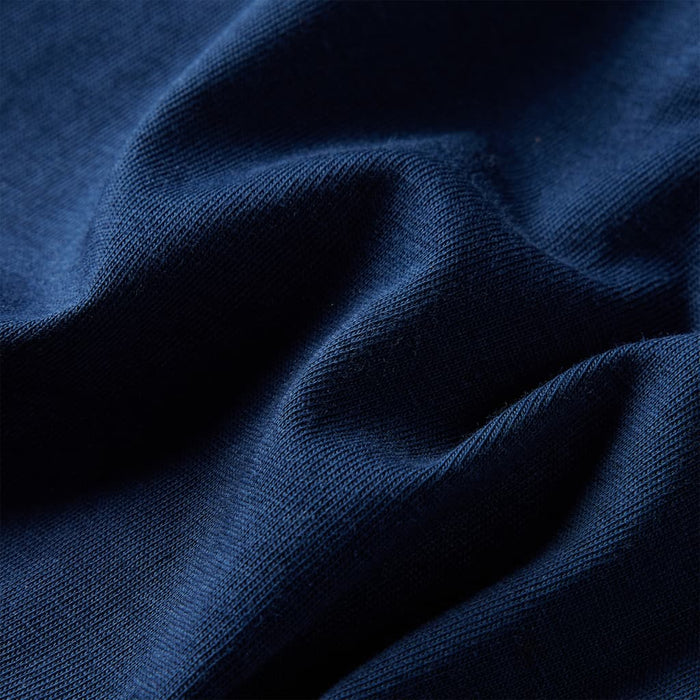 Tricou pentru copii cu mâneci lungi, bleumarin, 128 WALTI