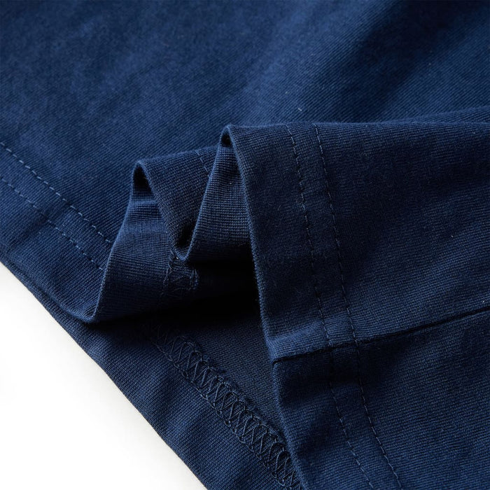 Tricou de copii cu mâneci lungi, bleumarin, 92 WALTI