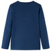 Tricou de copii cu mâneci lungi, bleumarin, 116 - WALTI WALTI