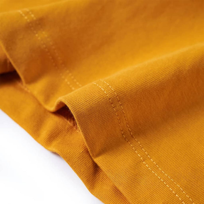 Tricou pentru copii cu mâneci lungi, ocru, 140 WALTI