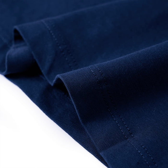 Tricou copii mâneci lungi, bleumarin, 116 WALTI