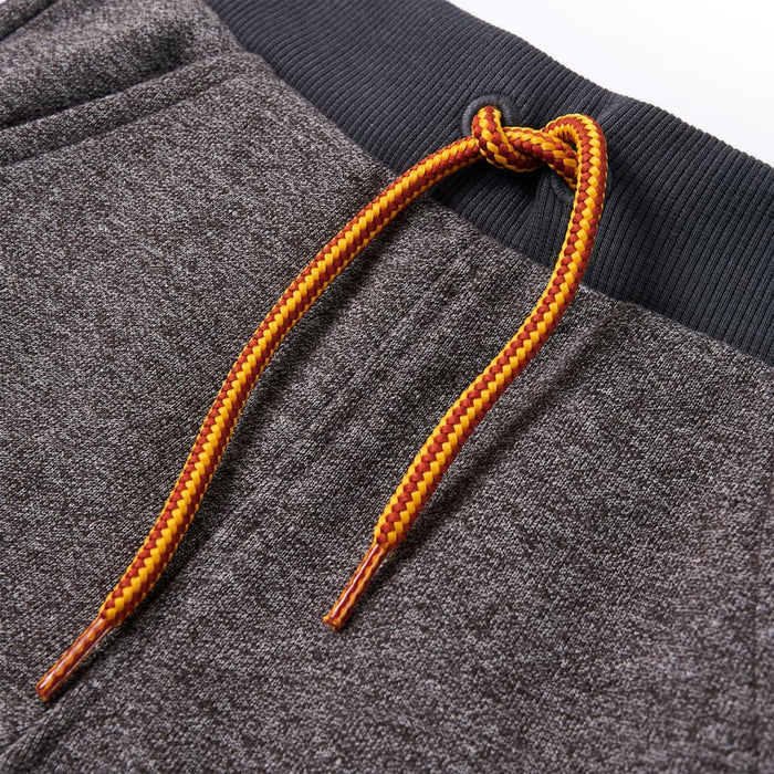 Pantaloni de trening pentru copii, gri închis melanj, 116 - WALTI WALTI