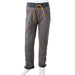 Pantaloni de trening pentru copii, gri închis melanj, 116 - WALTI WALTI