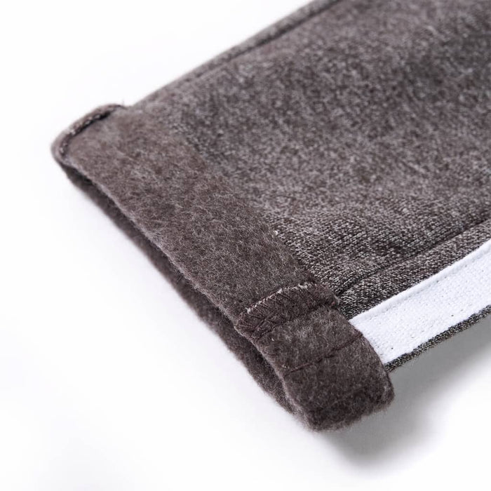 Pantaloni de trening pentru copii, gri închis melanj, 140 WALTI