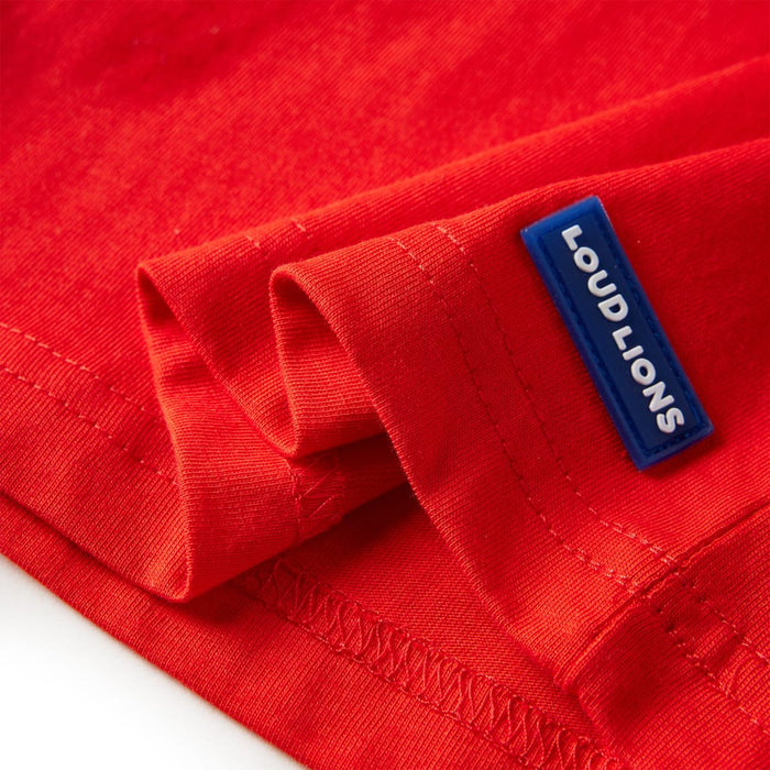 Tricou pentru copii cu mâneci lungi, roșu, 116 WALTI
