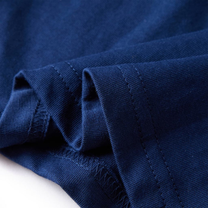 Tricou de copii cu mâneci lungi bleumarin 128 - WALTI WALTI