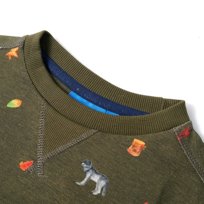 Bluzon pentru copii, kaki, 104 - WALTI WALTI
