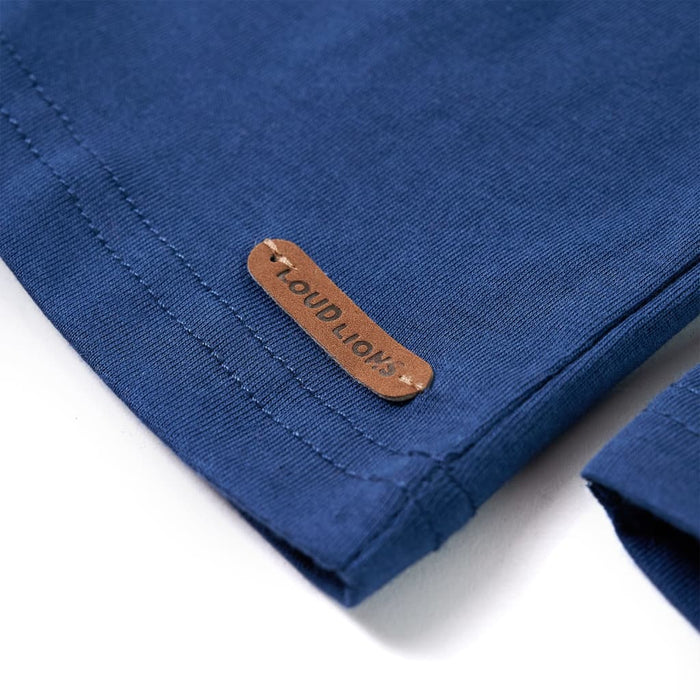 Tricou pentru copii cu mâneci lungi, bleumarin, 92 - WALTI WALTI