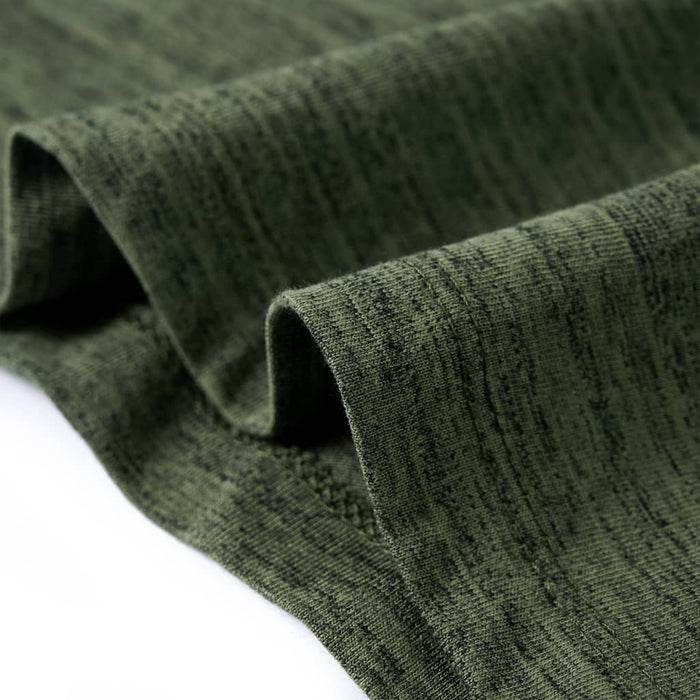 Tricou de copii cu mâneci lungi, kaki melanj, 116 - WALTI WALTI