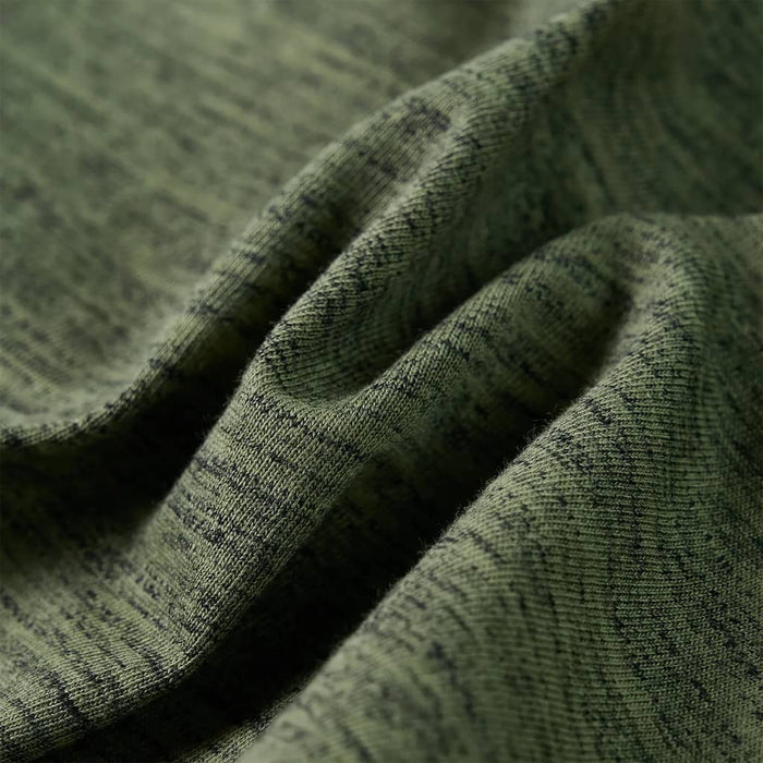 Tricou de copii cu mâneci lungi, kaki melanj, 116 - WALTI WALTI