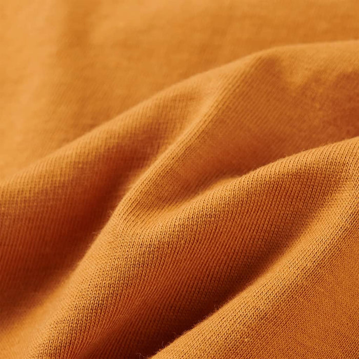 Tricou pentru copii cu mâneci lungi, ocru închis, 104 WALTI