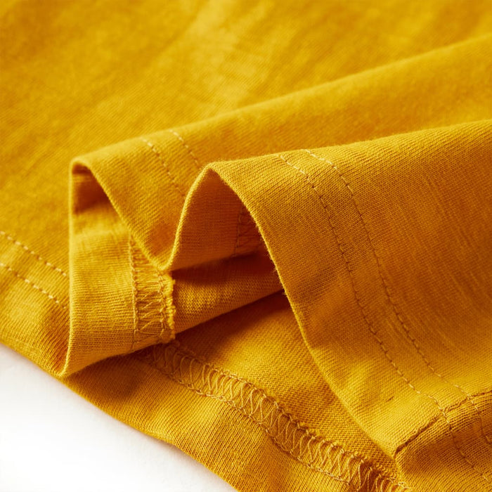 Tricou pentru mâneci lungi pentru copii, ocru, 116 WALTI