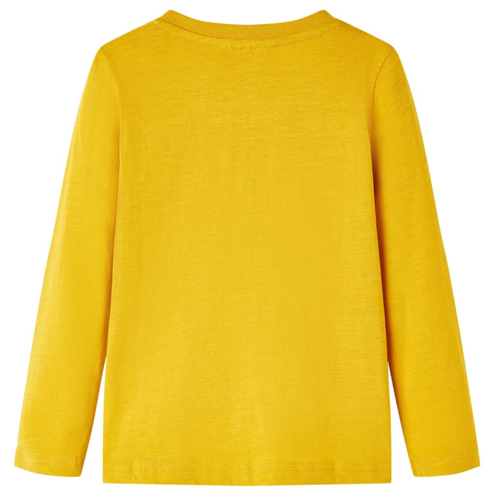Tricou pentru copii cu mâneci lungi, ocru, 140 WALTI