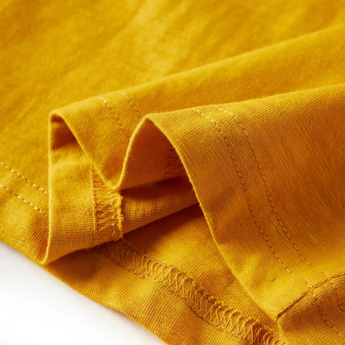 Tricou pentru copii cu mâneci lungi, ocru, 140 WALTI