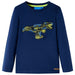 Tricou pentru copii cu mâneci lungi, bleumarin, 104 - WALTI WALTI