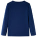 Tricou pentru copii cu mâneci lungi, bleumarin, 104 - WALTI WALTI