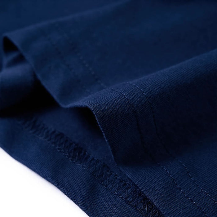 Tricou pentru copii cu mâneci lungi, bleumarin, 128 WALTI