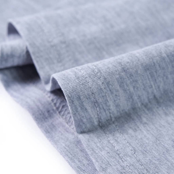 Tricou pentru copii cu mâneci lungi, gri melanj, 128 - WALTI WALTI