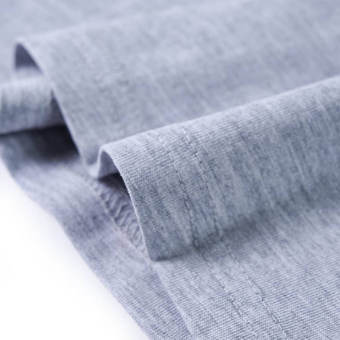 Tricou pentru copii cu mâneci lungi, gri melanj, 140 WALTI