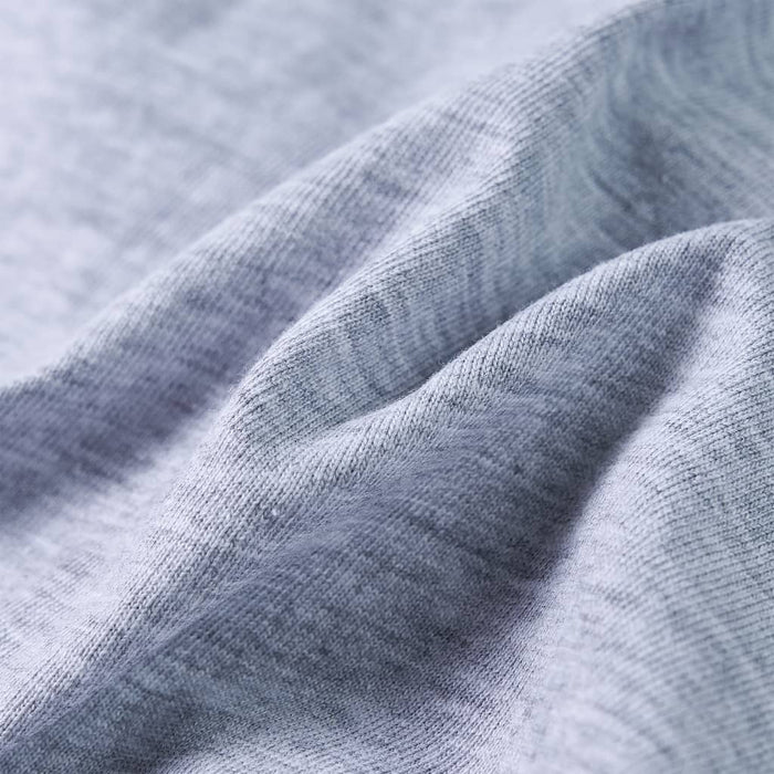 Tricou pentru copii cu mâneci lungi, gri melanj, 140 WALTI