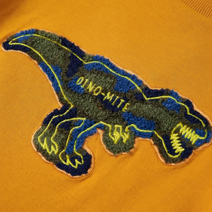 Tricou pentru copii cu mâneci lungi, ocru, 104 WALTI
