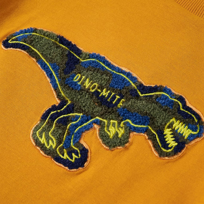 Tricou pentru copii cu mâneci lungi, ocru, 140 WALTI