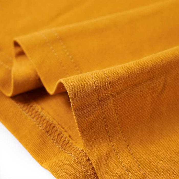 Tricou pentru copii cu mâneci lungi, ocru, 140 WALTI