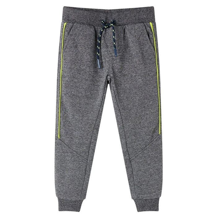 Pantaloni de trening pentru copii, gri melanj, 104 WALTI