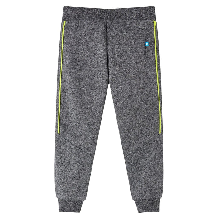 Pantaloni de trening pentru copii, gri melanj, 104 WALTI