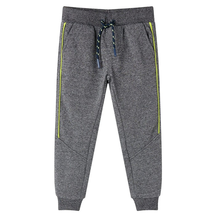 Pantaloni de trening pentru copii, gri melanj, 116 WALTI