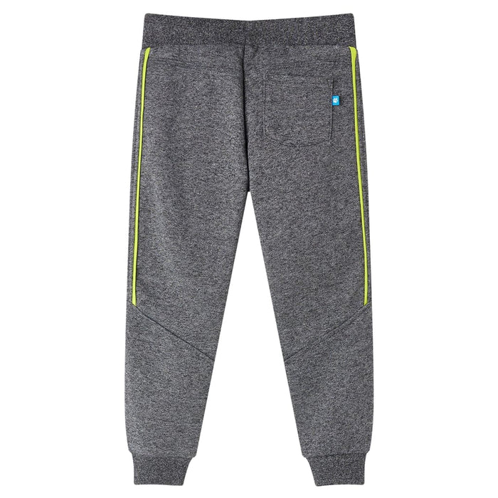 Pantaloni de trening pentru copii, gri melanj, 128 WALTI