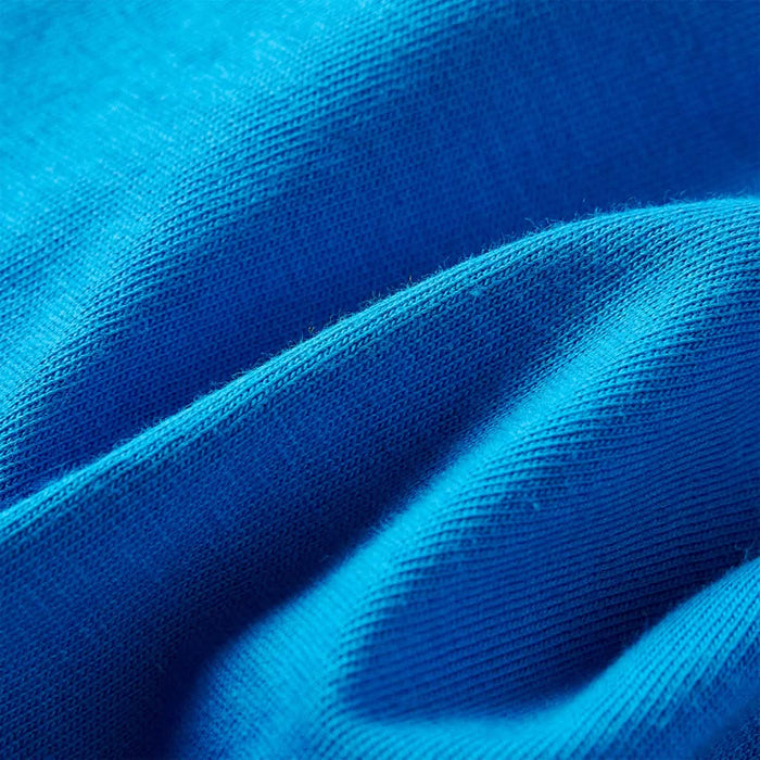Tricou de copii cu mâneci lungi albastru cobalt, 116 WALTI