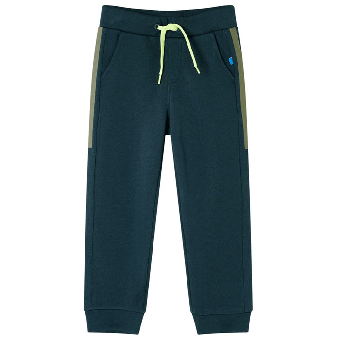 Pantaloni de trening pentru copii cu cordon verde mușchi 92 WALTI