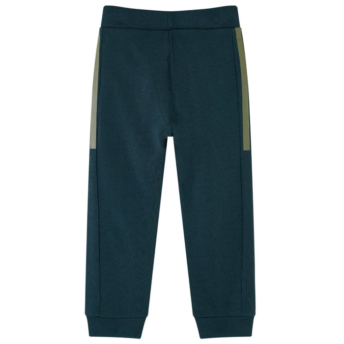 Pantaloni de trening pentru copii cu cordon verde mușchi 140 WALTI