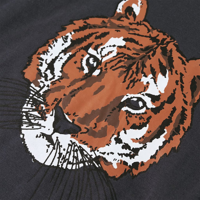 Tricou pentru copii cu mâneci lungi, antracit, 104 WALTI