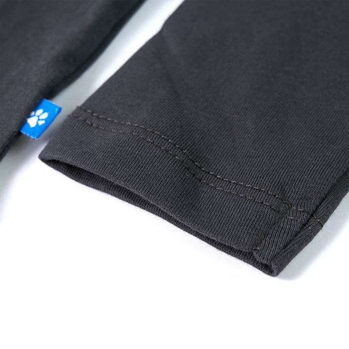 Tricou pentru copii cu mâneci lungi, antracit, 104 WALTI