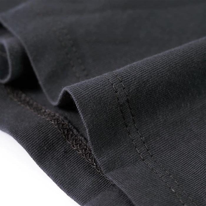 Tricou pentru copii cu mâneci lungi, antracit, 128 WALTI