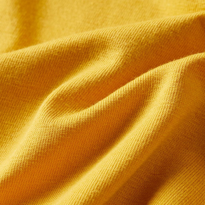 Tricou pentru copii cu mâneci lungi ocru închis 140 - WALTI WALTI