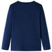 Tricou de copii cu mâneci lungi, bleumarin, 116 - WALTI WALTI