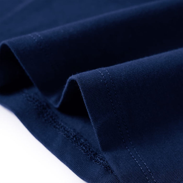 Tricou cu mâneci lungi pentru copii, bleumarin, 128 WALTI