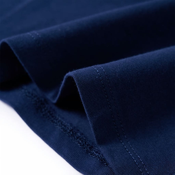 Tricou de copii cu mâneci lungi, bleumarin, 140 - WALTI WALTI
