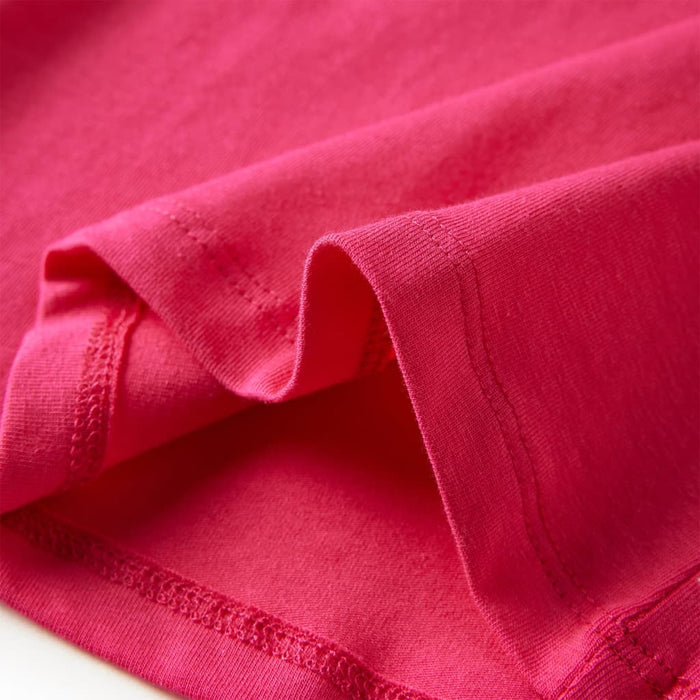 Tricou pentru copii cu mâneci lungi, roz aprins, 116 - WALTI WALTI