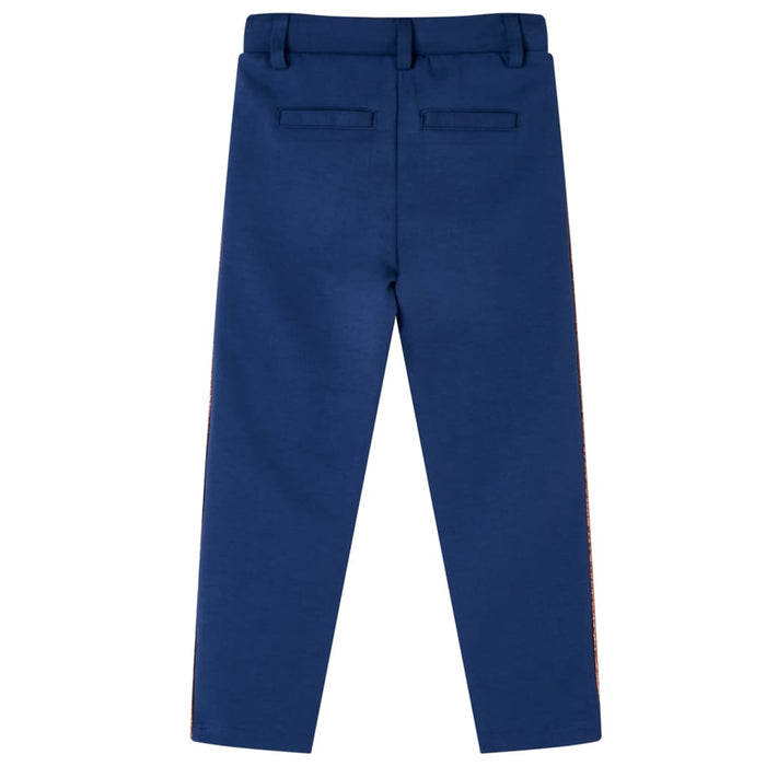 Pantaloni pentru copii cu șnur, bleumarin, 104 - WALTI WALTI