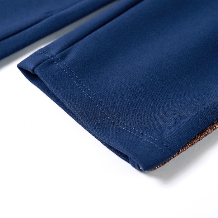 Pantaloni pentru copii cu șnur, bleumarin, 104 - WALTI WALTI